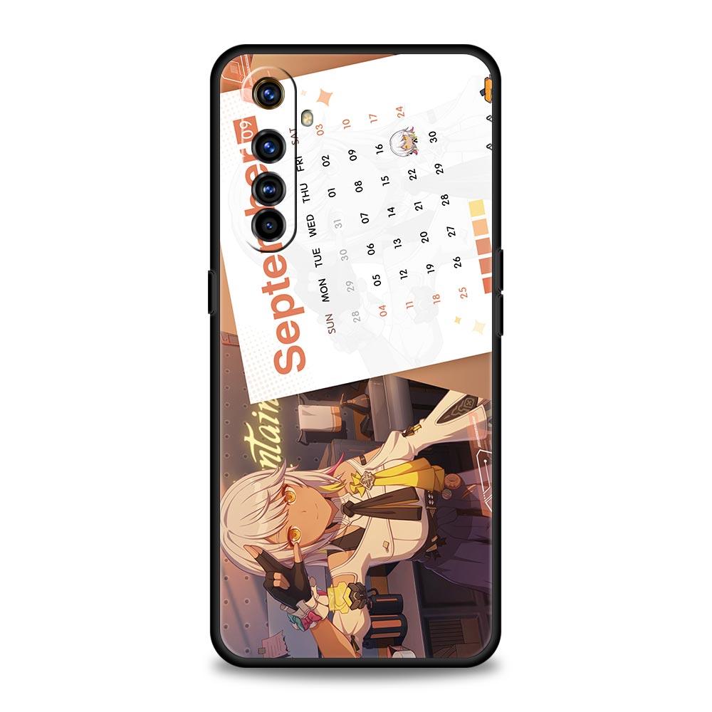 

Чехол для телефона Realme 12 11 10 9 8 5G 7 6 GT5 GT3 GT2 Pro Plus C21 C11 C25 C35 GT Neo 2 3 3T 5, чехол Honkai Impact 3rd Anime Realme 6 Pro