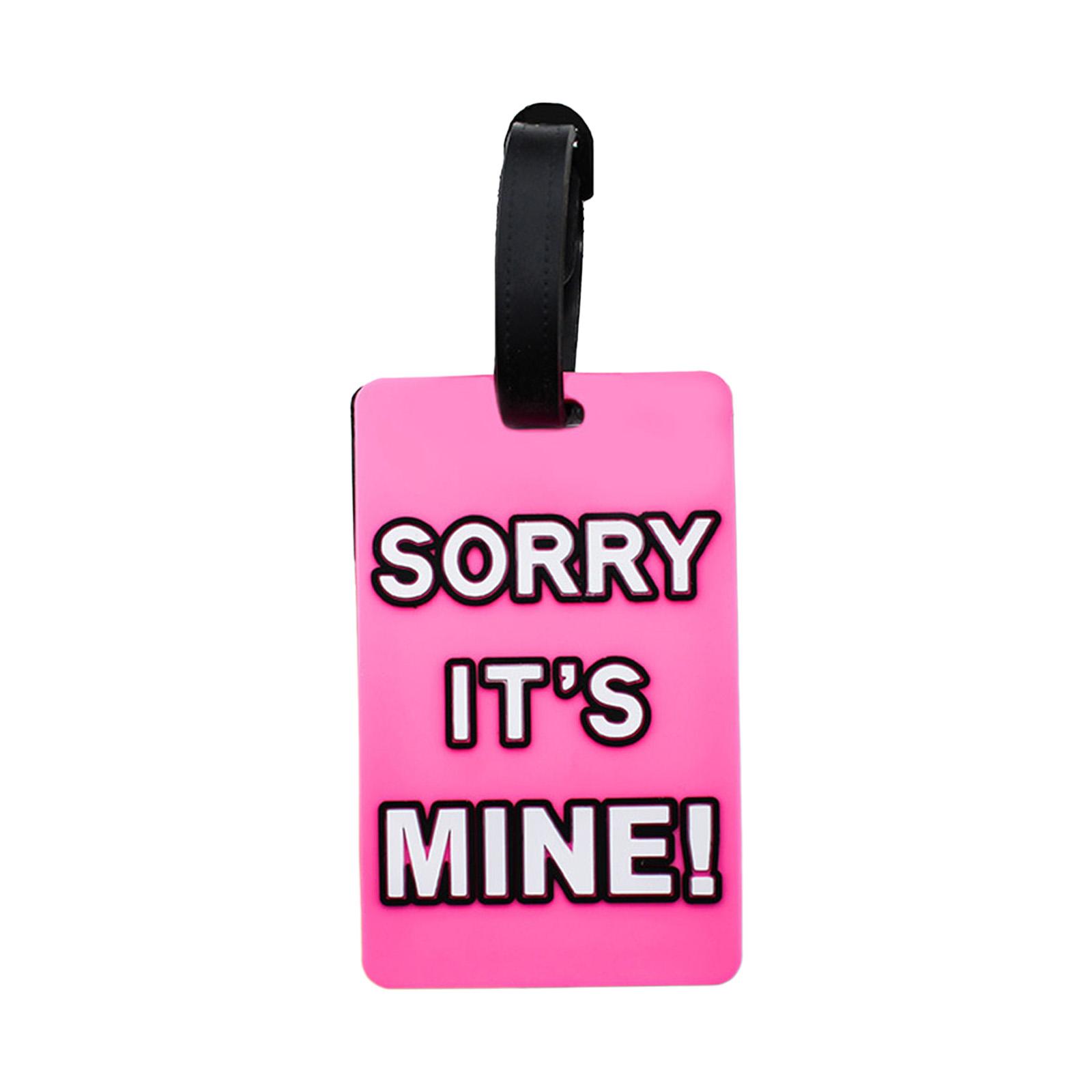 

Багажные бирки с именем, адресом, телефоном, красочные безопасные дорожные бирки для чемоданов и сумок, этикетки розовый