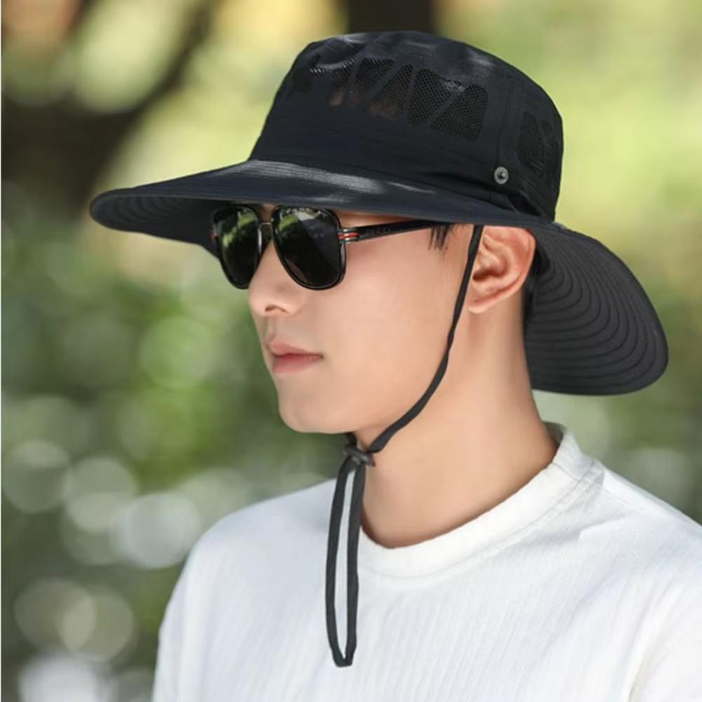 Quick-dry Fisherman's Hat Nylon Sun Hat Fashion Folding Bucket Hat  Sports