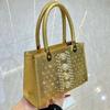 Lightweight Single-shoulder Bag, Crossbody Bag, Evening Bag, Studded with Diamonds, High-end, Large-capacity Handbag
