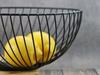 Fruit And Vegetable Basket, Plate, Bowl, Black For Decoration