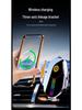 Treaxtlig gravitationsluftventilsbiltelefonhållare med trådlös laddning