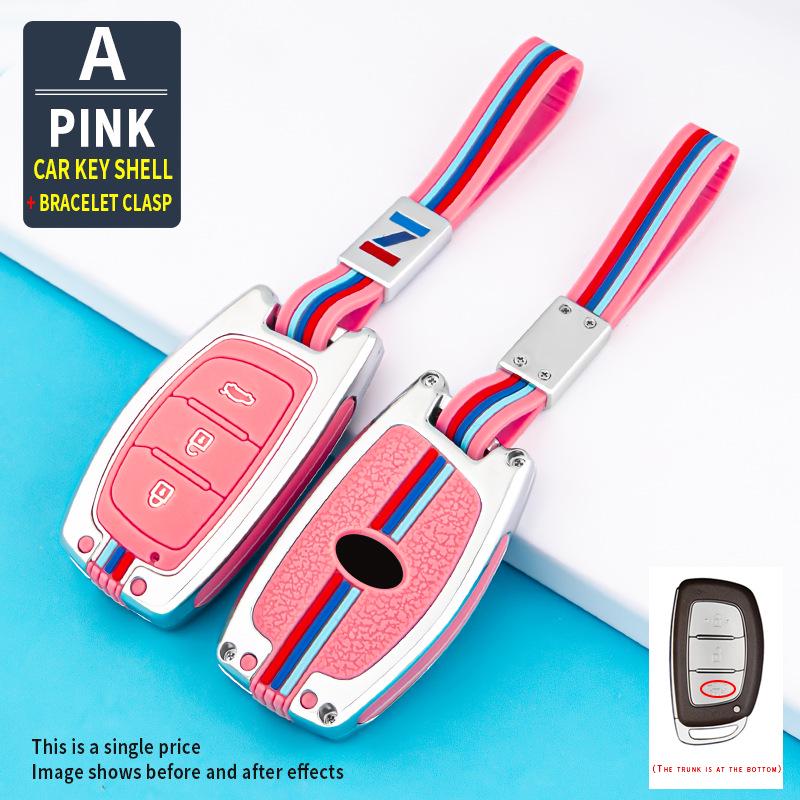 Premium Key Cover for Beijing Hyundai ix35, Lingdong, Mingtu, Langdong, Yuedong, Rena, and Festa