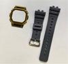 CASIO Compatible bezel and strap set for Polycarbonate resin bezel GMW-B5000 series. (PC) set, silver.