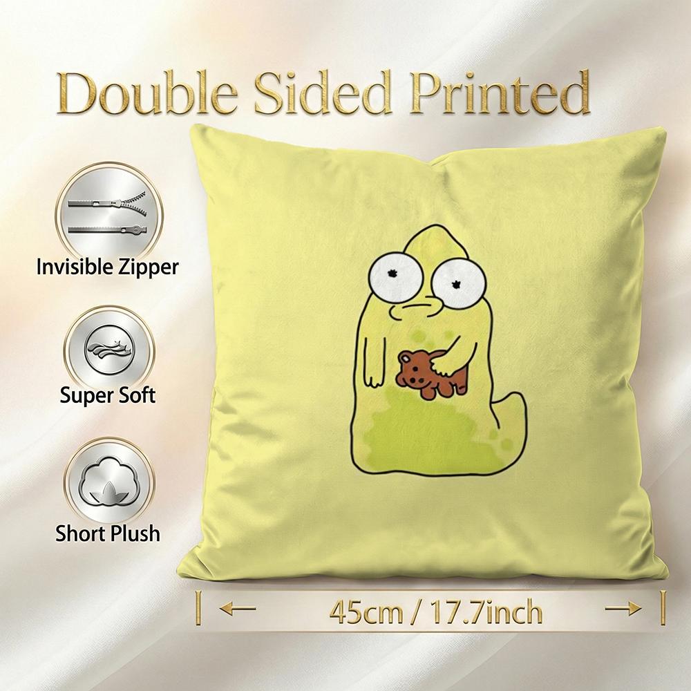 Cartoon Solar Opposites Cushion Cover 1Pcs Decorative Covers Soft Cushion Case For Sofa Couch Decor 40X40 45X45 Pillowcases