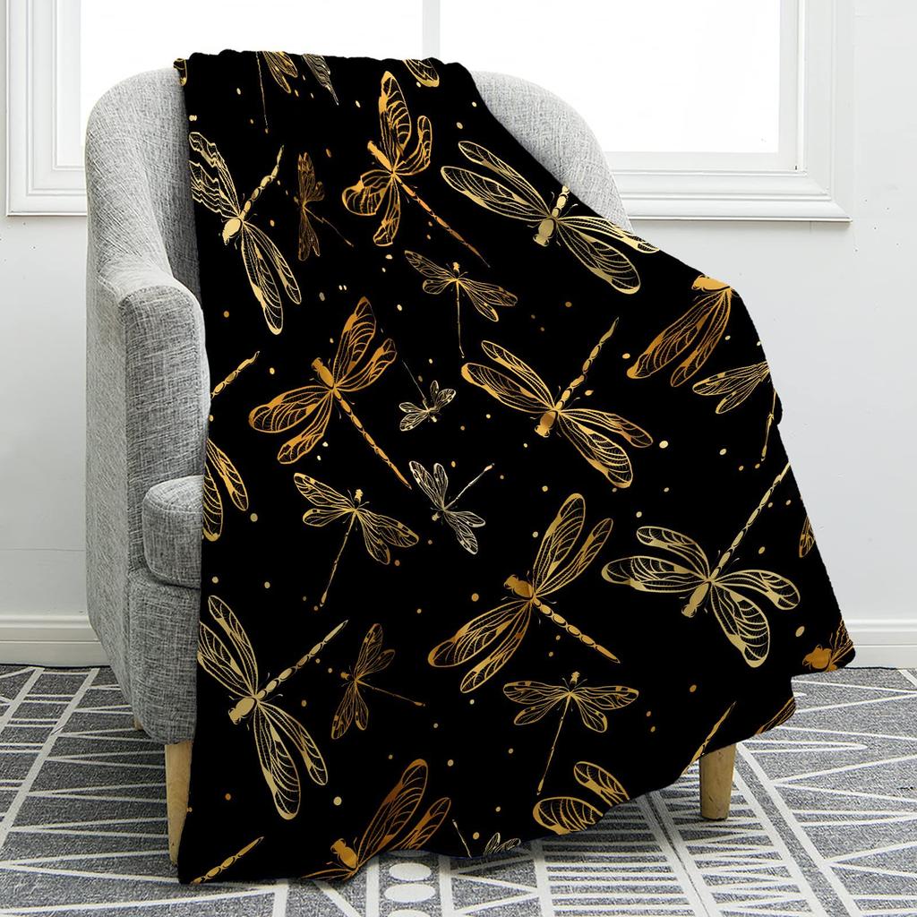 African American letters Printed Blanket for Sofa Bed Travel Camping Living Room Office Conditioning Blanket