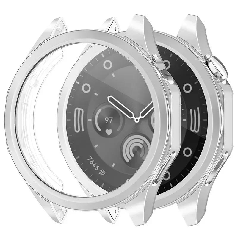 Soft TPU Screen Protector Case For Huawei Watch GT4 46mm All-Around Full Bumper Anti-scratch Cover For Huawei Watch GT 4 Shell