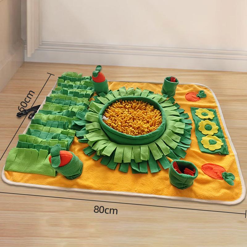 Pet Snuffle Mat: Dog & Cat Boredom Buster, Sniffing Toy, Energy Exertion, Slow Feeder, Enrichment Mat.