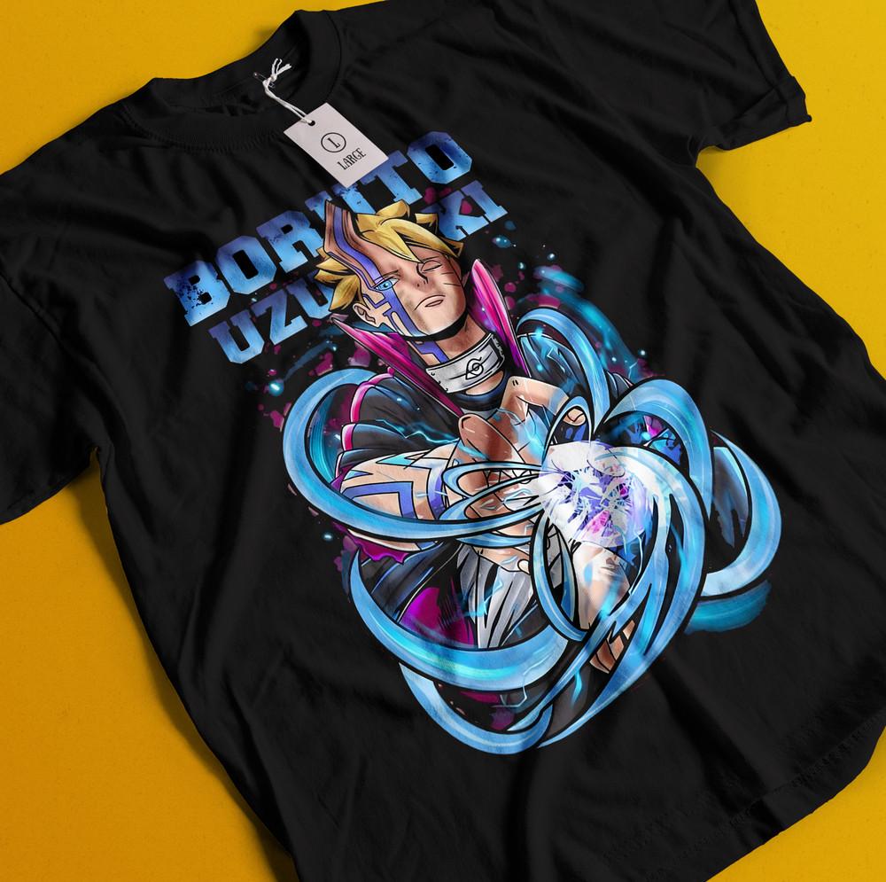 

Boruto Uzumaki Shirt Kawaki T-Shirt Naruto Tshirt Madara Itachi Kakachi Tee Anko S