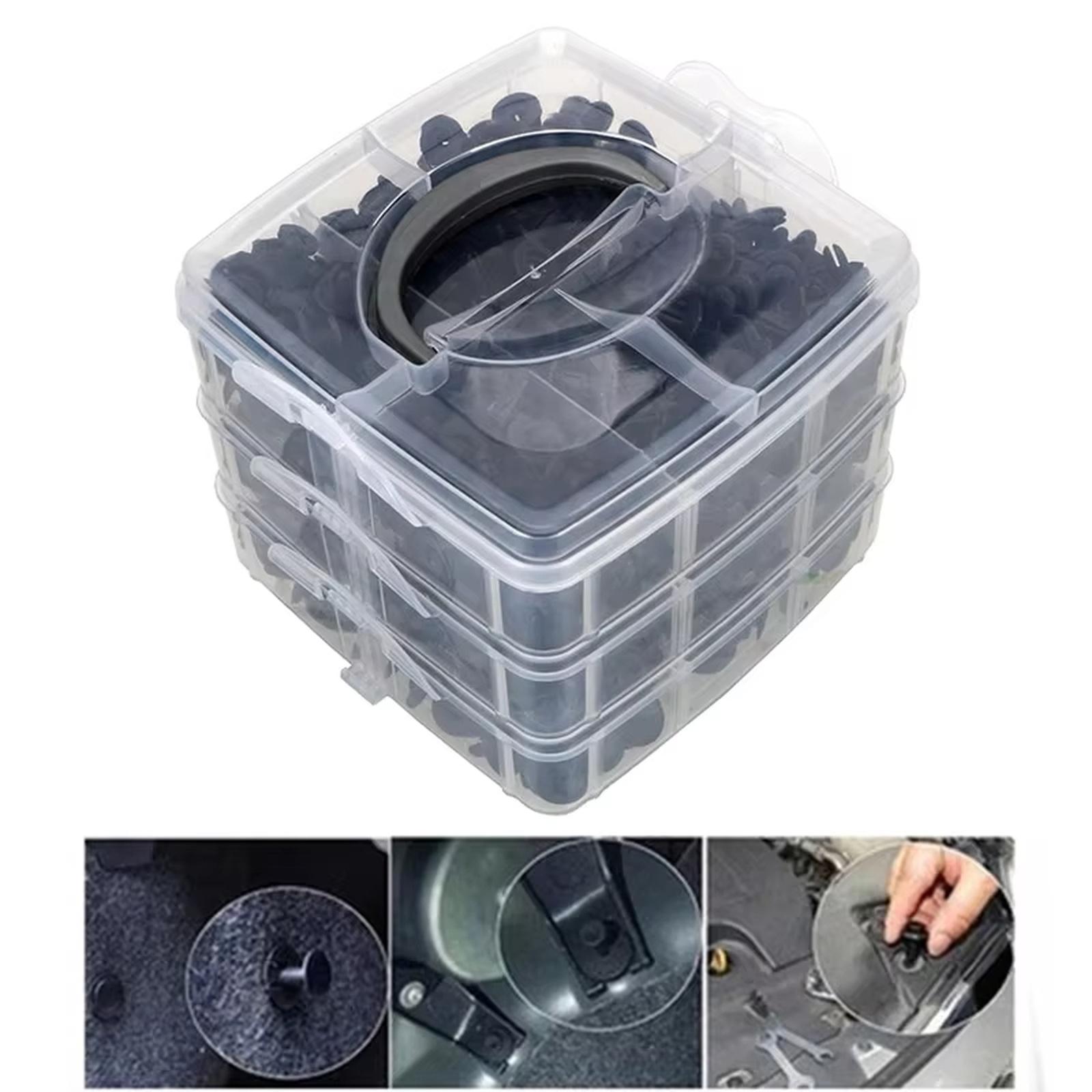 

620 Pcs Plastic Auto Fasteners Kit Car Retainer Clips Regular Size Door Panel Trim Clip Auto Bumper Buckle Car Rivets One Size