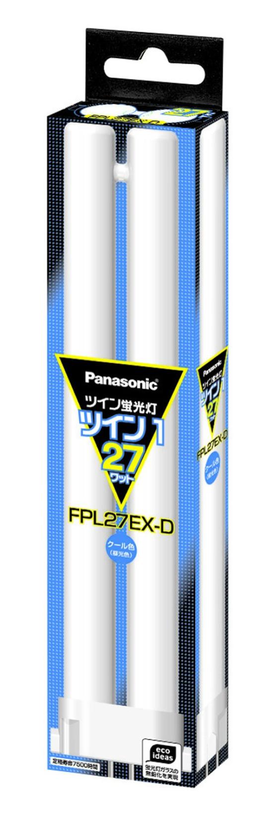 

Panasonic twin fluorescent lamp 27 type cool color 2 bridges FPL27EXD