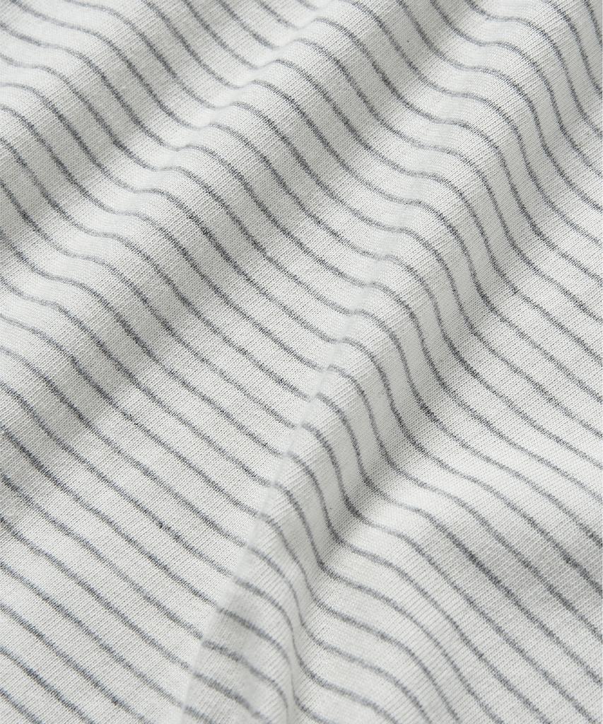NONBLANK Striped Half T-Shirt_Melange Grey