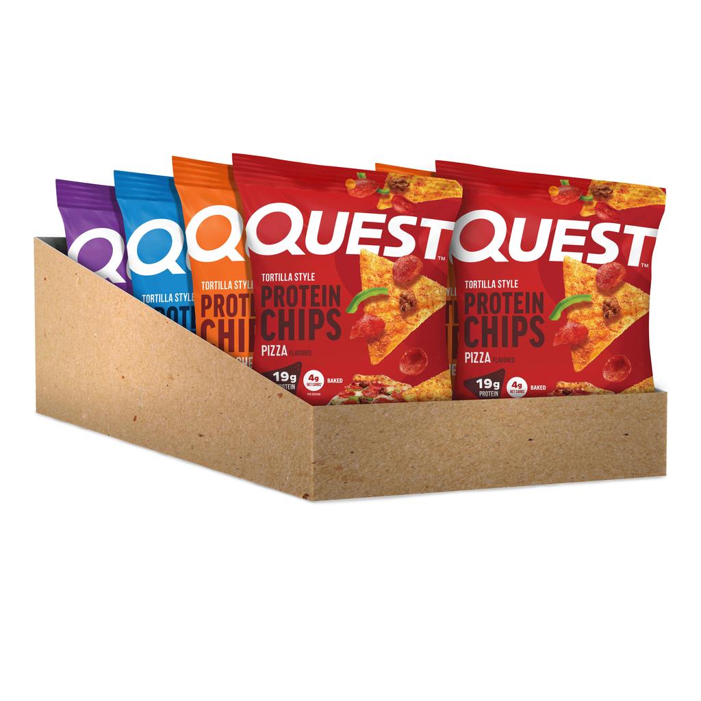 Quest Nutrition Tortilla-style Protein Chips, Variety Pack, 8 Packs, 32g (1.1oz) Each