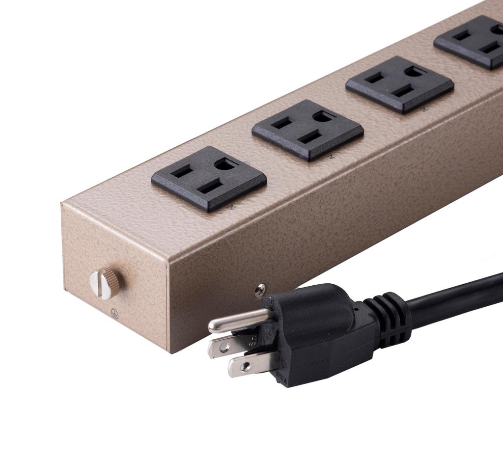 Perfection High Frequency Electromagnetic Noise Absorption Sheet Equipped Power Strip with Direct Cable Type PFT-T650C