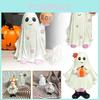 Charming Ghost And Pumpkin Resin Statue For Halloween Elegant Home Decor Gift