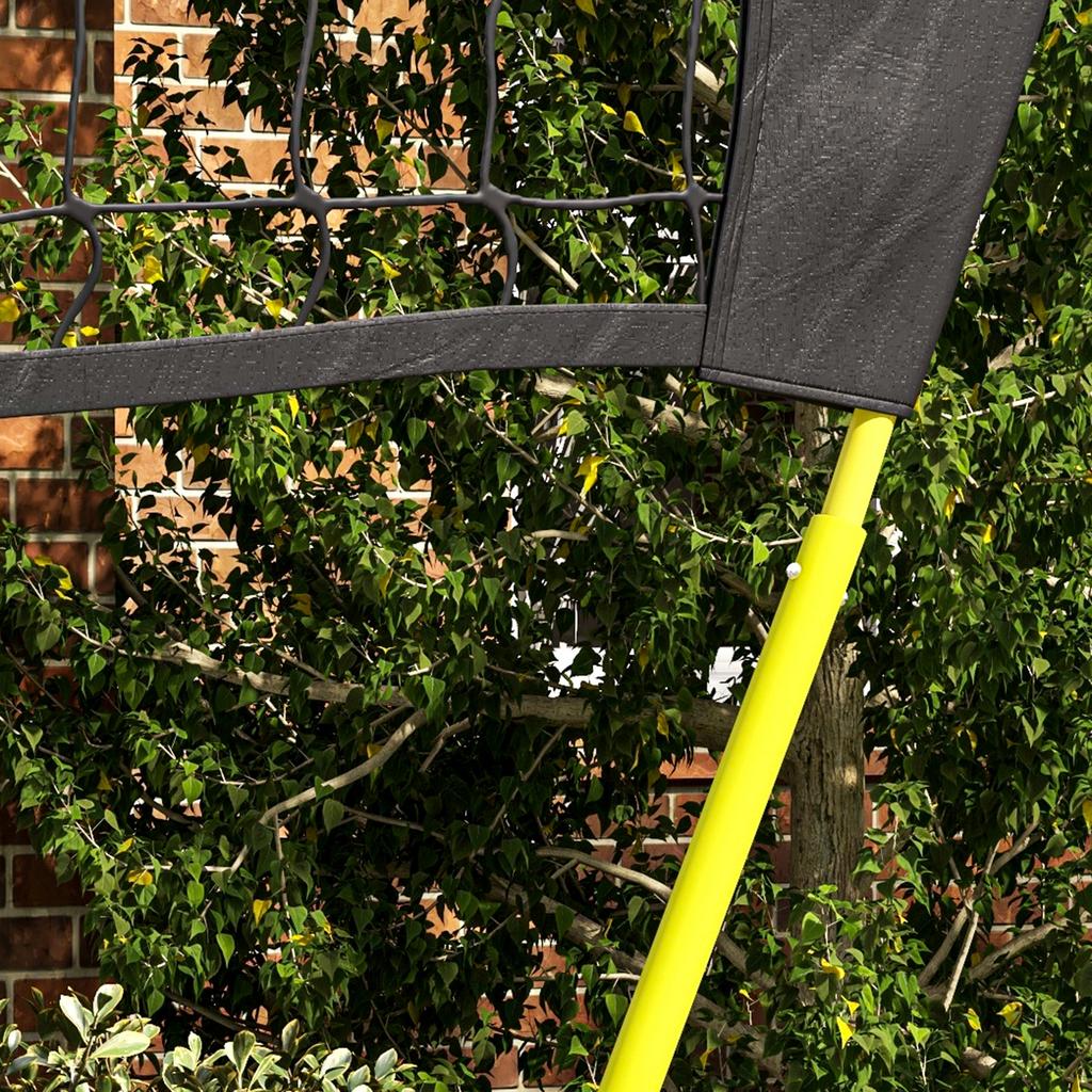 4m Portable Badminton Net Set with Freestanding Base, Easy Setup