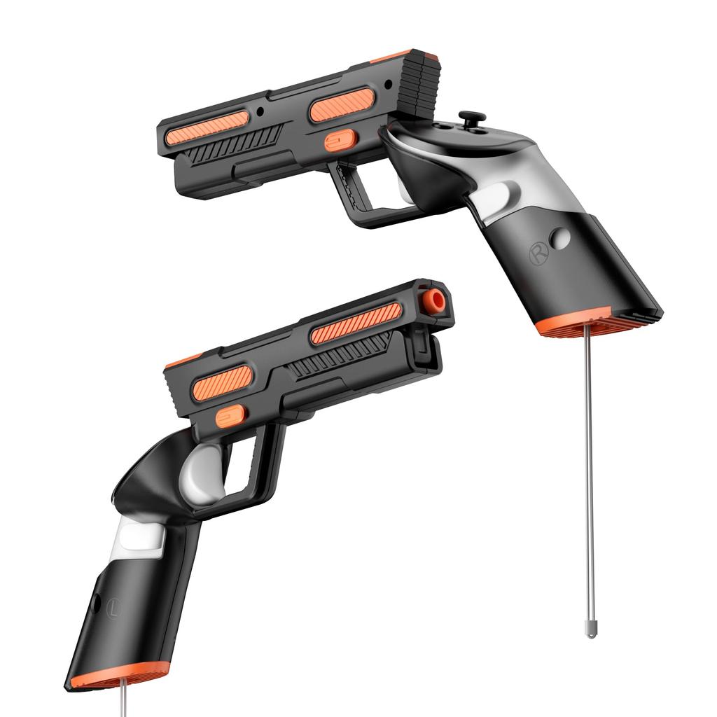 APEXINNO VR Gun Stock Cover with Meta Quest Oculus Quest Controller Accessories Realistic Grip for FPS Hard Controller Grip (Compatible 3S/3), 3/3S -