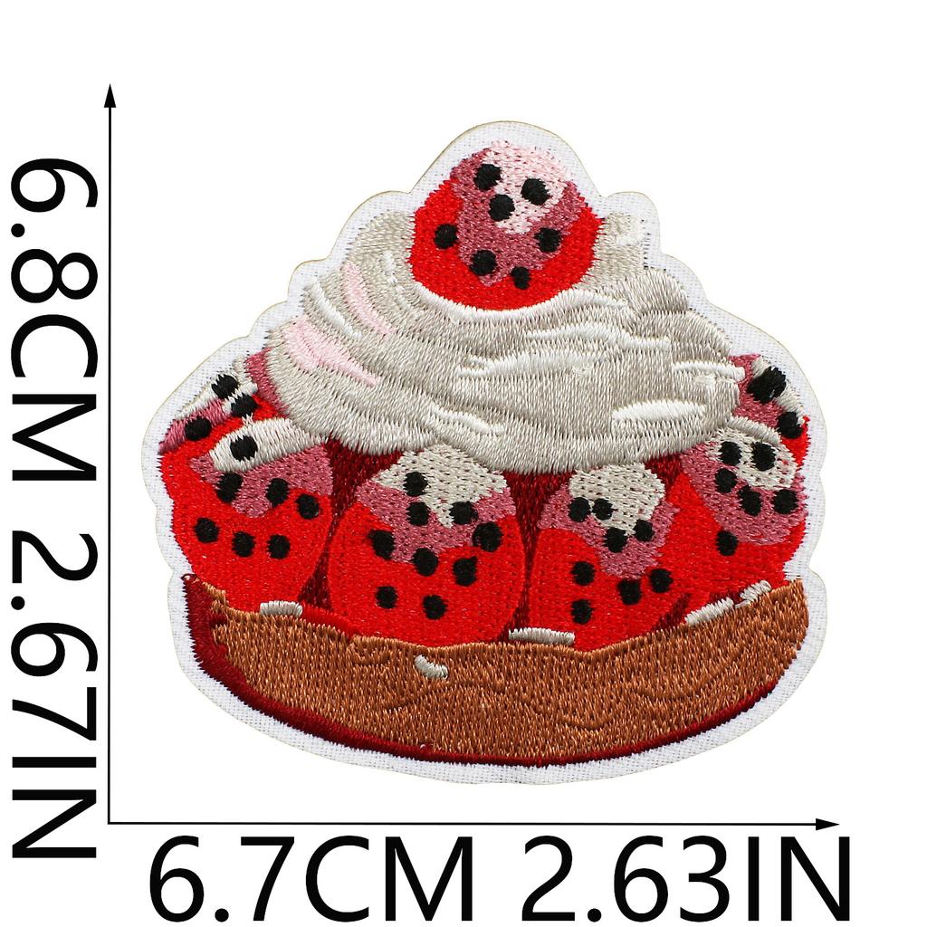 Dance Shoes Embroidery Cloth Sticker Butterfly Shell Patch Sticker Cherry Love Computer Embroidery Label Bag Decoration Chapter Boy