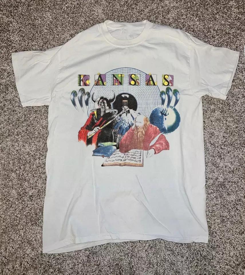 New Kansas Rock Band Tee Music T Shirt Tee S5XL Unisex T-Shirt S