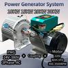 Generator cu Magnet Permanent AC Trifazat de Mare Putere 30KW 20KW 10KW 220V cu Motor VFD 300-3500RPM Set Controler Inteligent DIY
