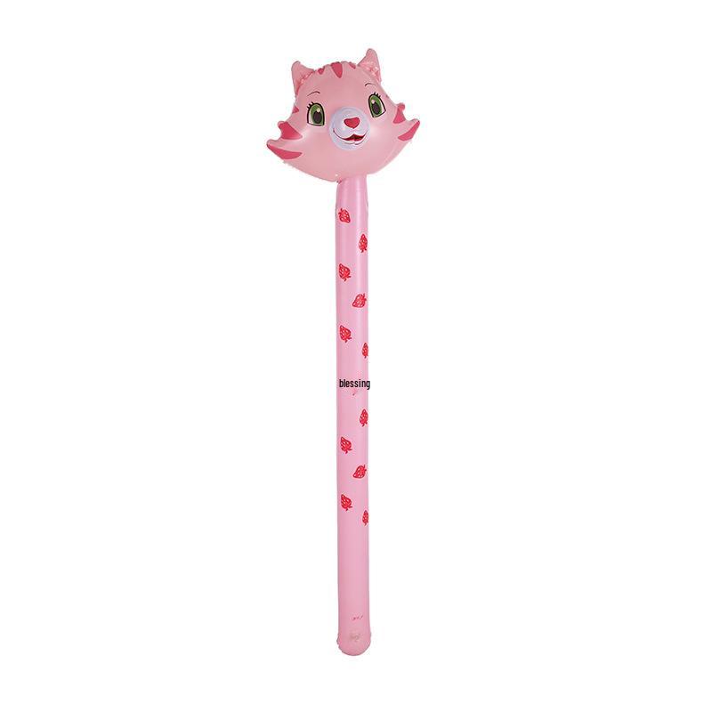 Cartoon Animal Inflatable Giraffe Stick Balloon Toy for Children