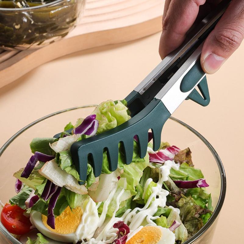 9/12/14Inch Spaghetti Clip Anti-scalding Handle Plastic Noodle Tongs Non-slip Kitchen Outdoor Picnic Barbecue Food Clips