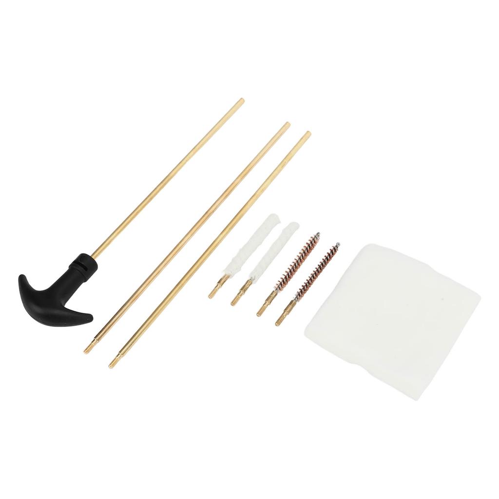 Rengjøringsstangsett for tønner for 0,177 tommer 0,22 tommer kobberrør Bomullsbørstesett for rørstøv