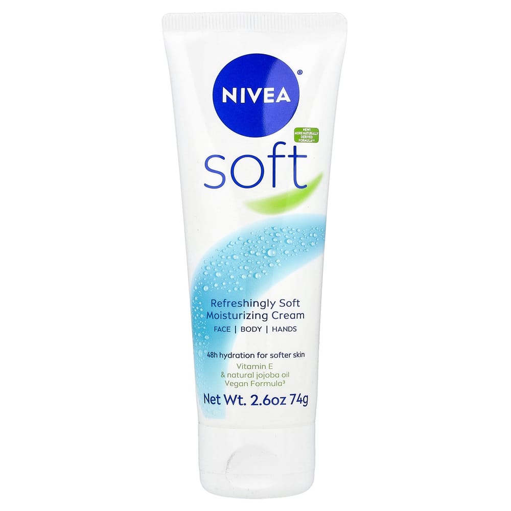 NIVEA Soft Moisturizing Cream 2.6 oz (74 g)