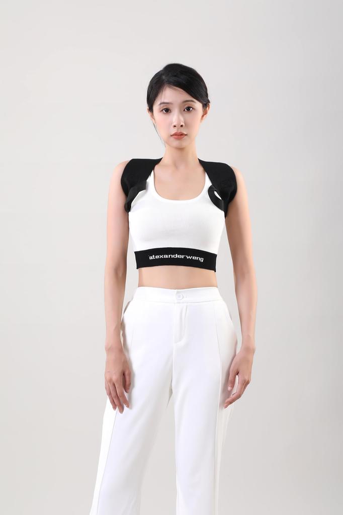 Hunchback Posture Supporter for Rounded and Back Easy to Put on and Take Adjustable Washable Belt, Shoulders, Spine, Support, Unisex, Breathable, Off,