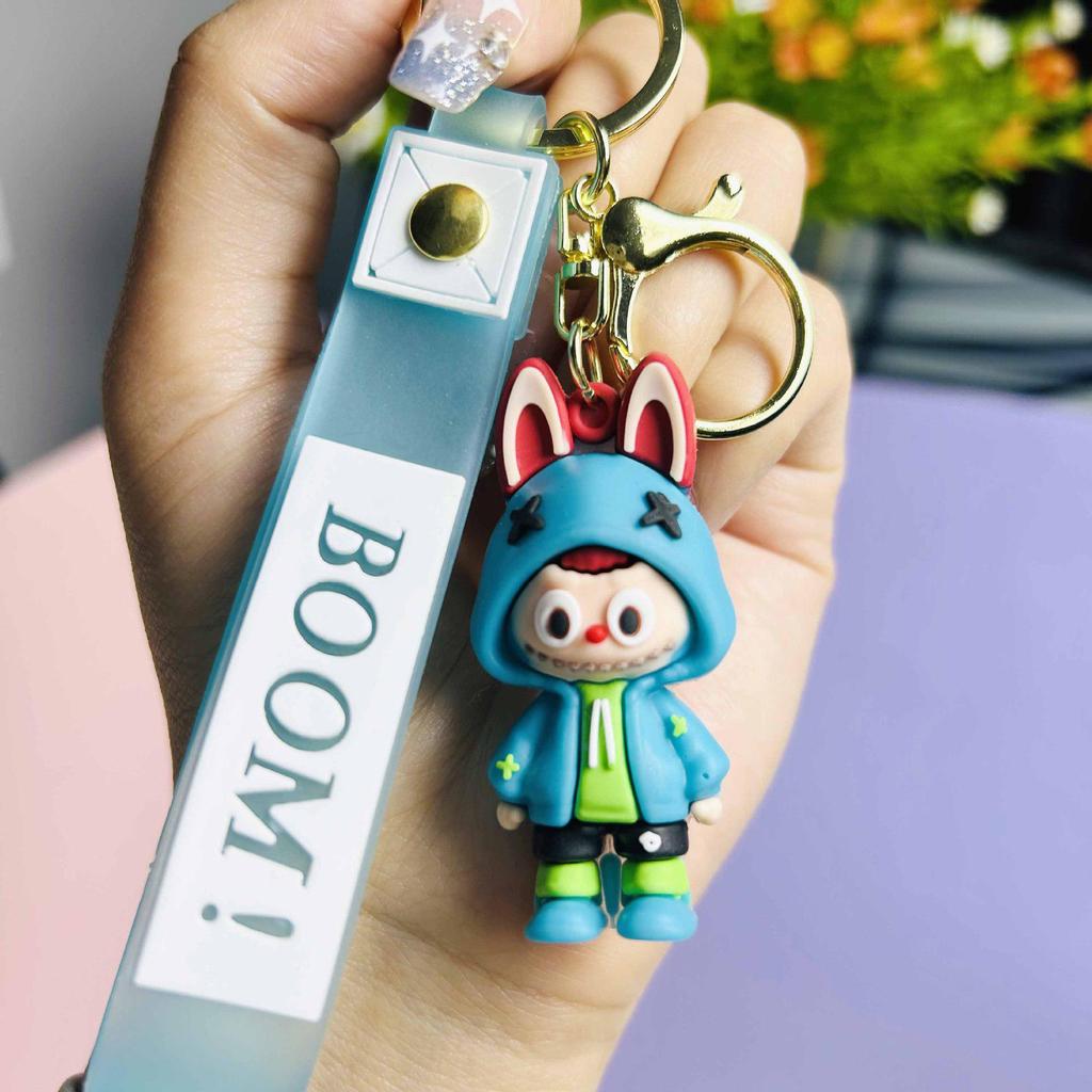 Kreskówkowy brelok Labubu: Transgraniczny brelok do torebki samochodowej i mały prezent
