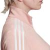 adidas Fluwelen Jassen Dames Lotus Kleur Opstaande Kraag Matig FT9882