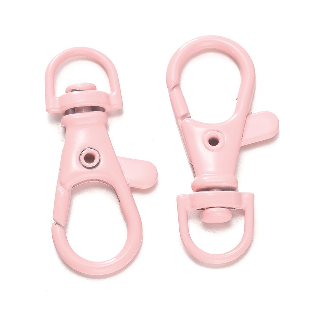 5/10Pcs Colorful Swivel Lobster Clasp Hooks Keychain Split Key Ring Connector for Bag Key Chain DIY Jewelry Making Supplies