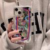 Handyhüllen für iPhone 11 13 XR 15 Pro Max 12 14 Pro Max Hülle iPhone 16 XS Max Spiegel Schutzhülle Mirror Exquisite Cartoon Wasserdicht