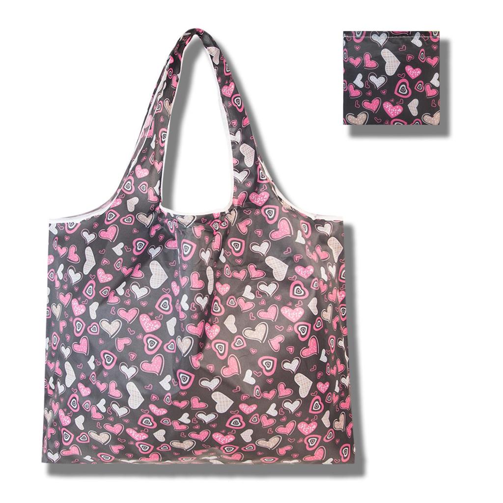Eco-Friendly Large Capacity Foldable Tote Bag - Creative, Portable, Printed, and In Stock
