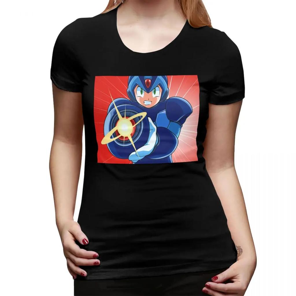MegaUnisex Videospiel Mega Unisex T-Shirt für Damen Rundhals Streetwear T-Shirts Damen T-Shirts Kurze Sommerkleidung Tops
