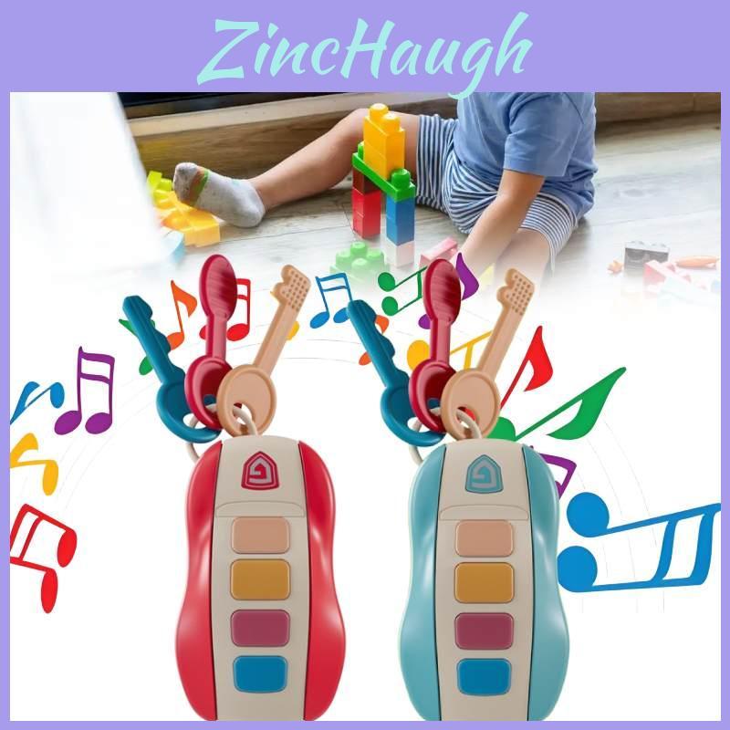 Baby Toy Car Remote Key With Music Functions And Chewfriendly Silicone For Cognitive Development