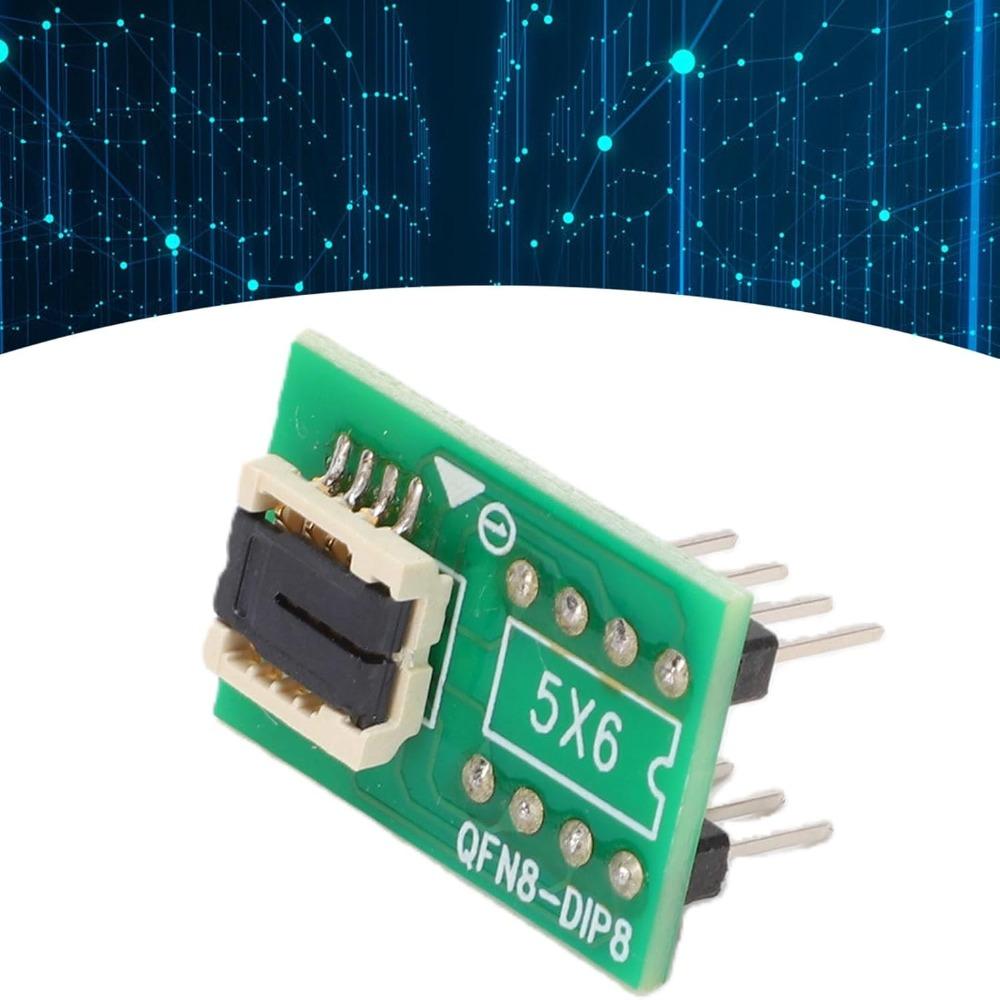 6x5mm IC Chip Socket WSON8 Socket Adapter DFN8 to DIP8 Adapter Consumer Electronics