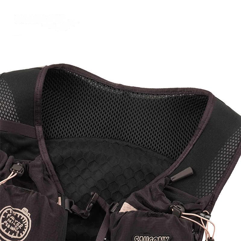 SAUCONY Nathan Bell Series Casual Sports Fashion Simple Vest Unisex Vests Black SA2259VT41C-CO086