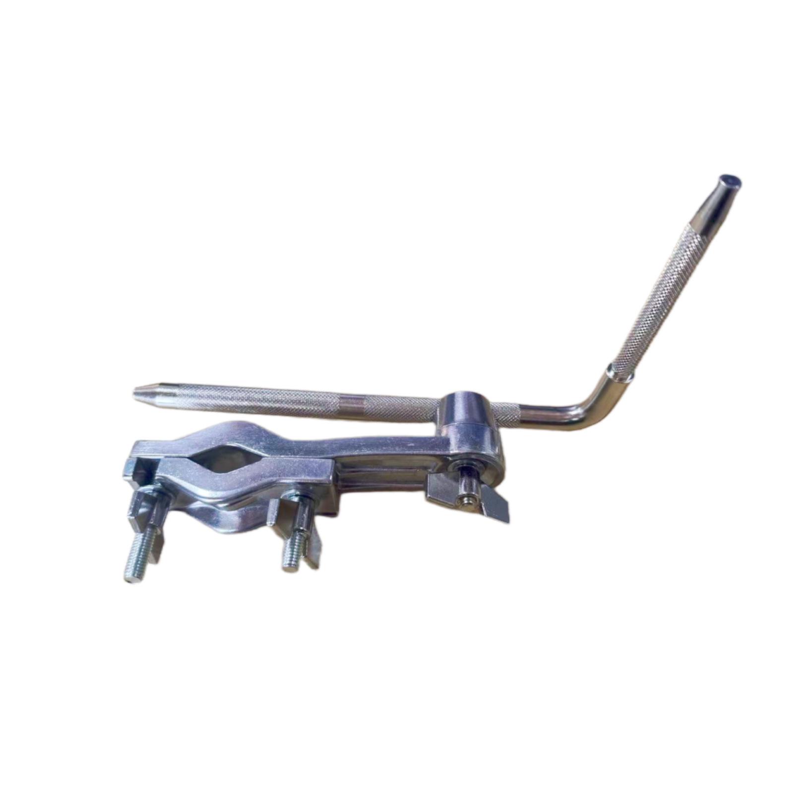 Multi-functional Cowbell & Small Drum Extension Mount with Thickened L-Rod for Jazz Drum Accessories