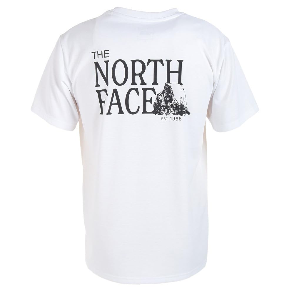The North Face Short Sleeve Half Dome UV White Men's Two-Gray Tee, Moisture-Wicking, Quick-Drying, Antibacterial, Odor-Resistant, Anti-Static,