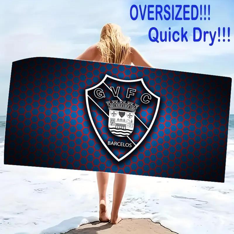 Gil Vicente FC Print Beach Towel, Large Soft Quick Dry Towel for Beach Camping Swimming