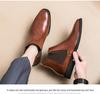 Men's Retro Chelsea Boots - Polished, Fashionable, Large Size Ankle Boots