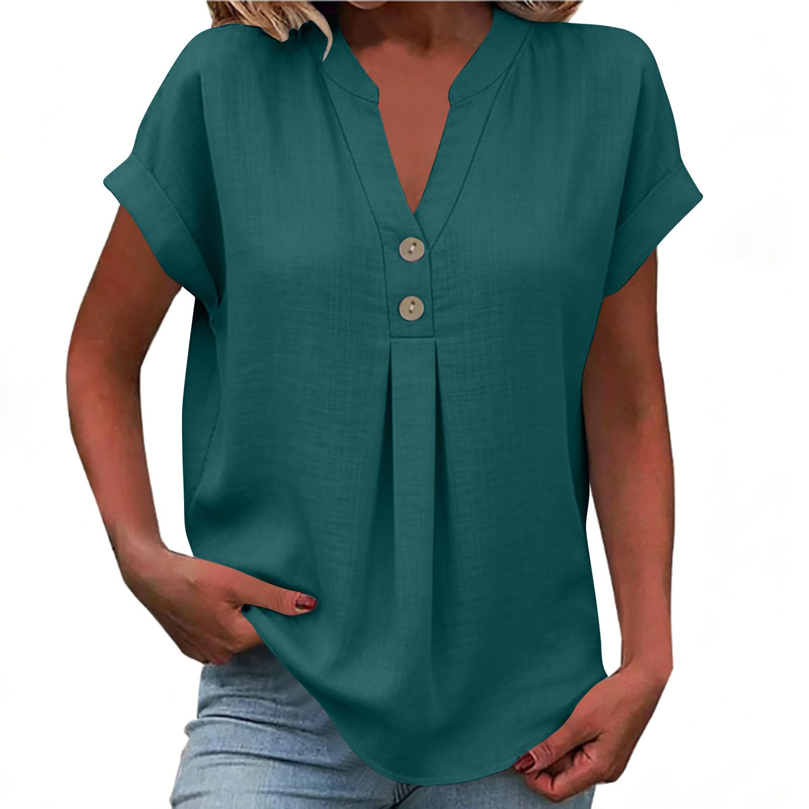 Women s Fashionable Casual -colored Top XXL