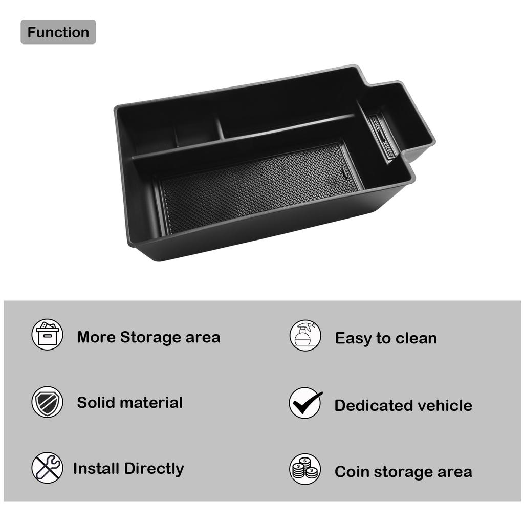 2PCS Center Console Organizer For Nissan X-trail Rogue 2021 2022 2023-2026 T33 Armrest Lower Storage Box Center Console Car Tray