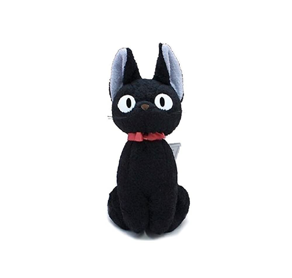 Studio Ghibli Delivery Service Jiji Plush Height K6382 Kiki's Toy, Medium, 21cm,