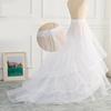 Women Crinoline Petticoat with Hoops Full Slip Underskirt Cosplay Costume