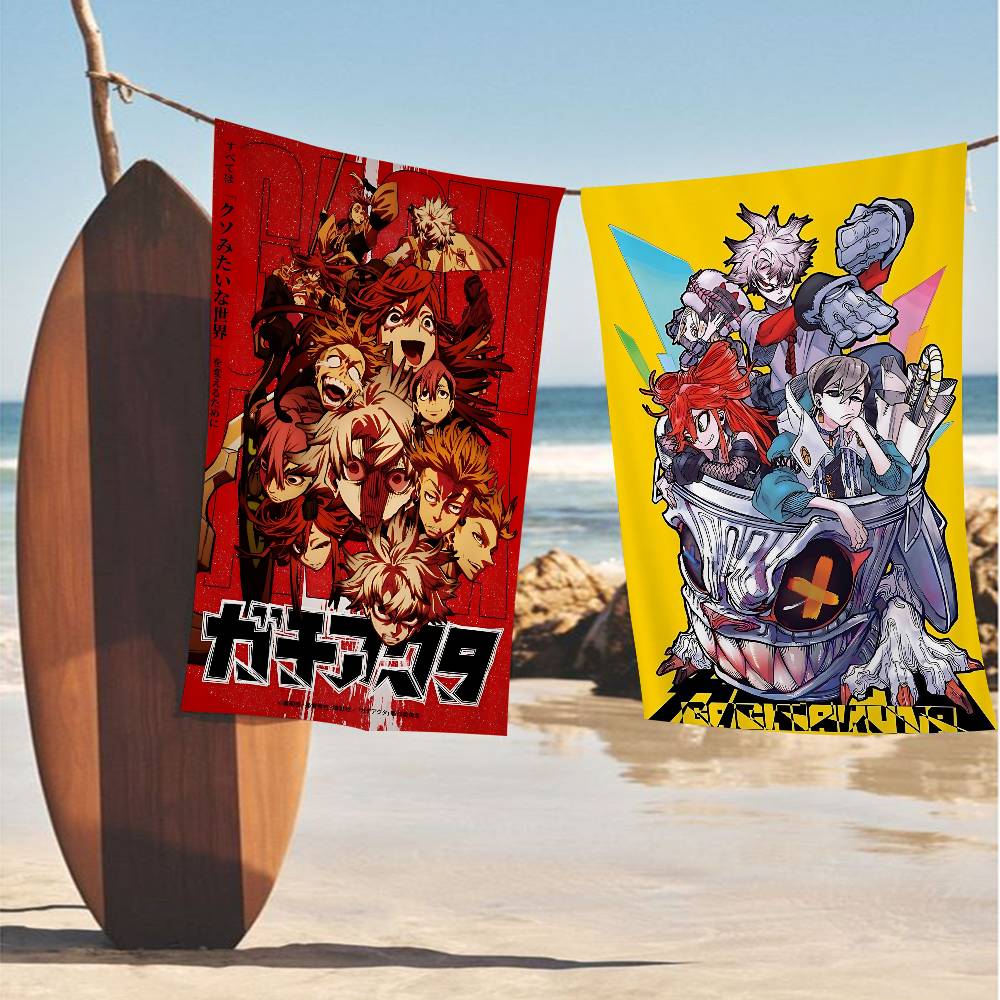 Fantasy Anime Gachiakuta Bath Towel Microfiber Soft Water Absorbing Breathable For Girl Kids Decorative Cartoon Beach Towel