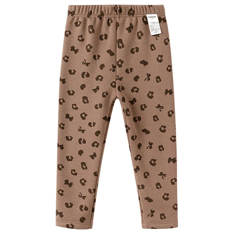 Balabala Kids' Thick Fleece Thermal Leggings