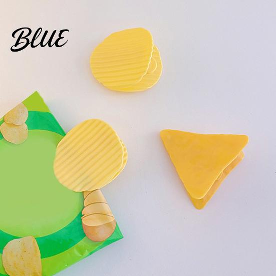 Small Portable Bag Clip Potato Chip Sealing Clips with Anti-Slip Toothed Food Plastic