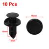 uxcell 10pcs 8mm Hole Plastic Car Bumper Push Clip Rivet